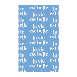 La Vie Est Belle hand towel