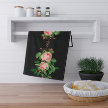 Load image into Gallery viewer, Pink Rose hand towel