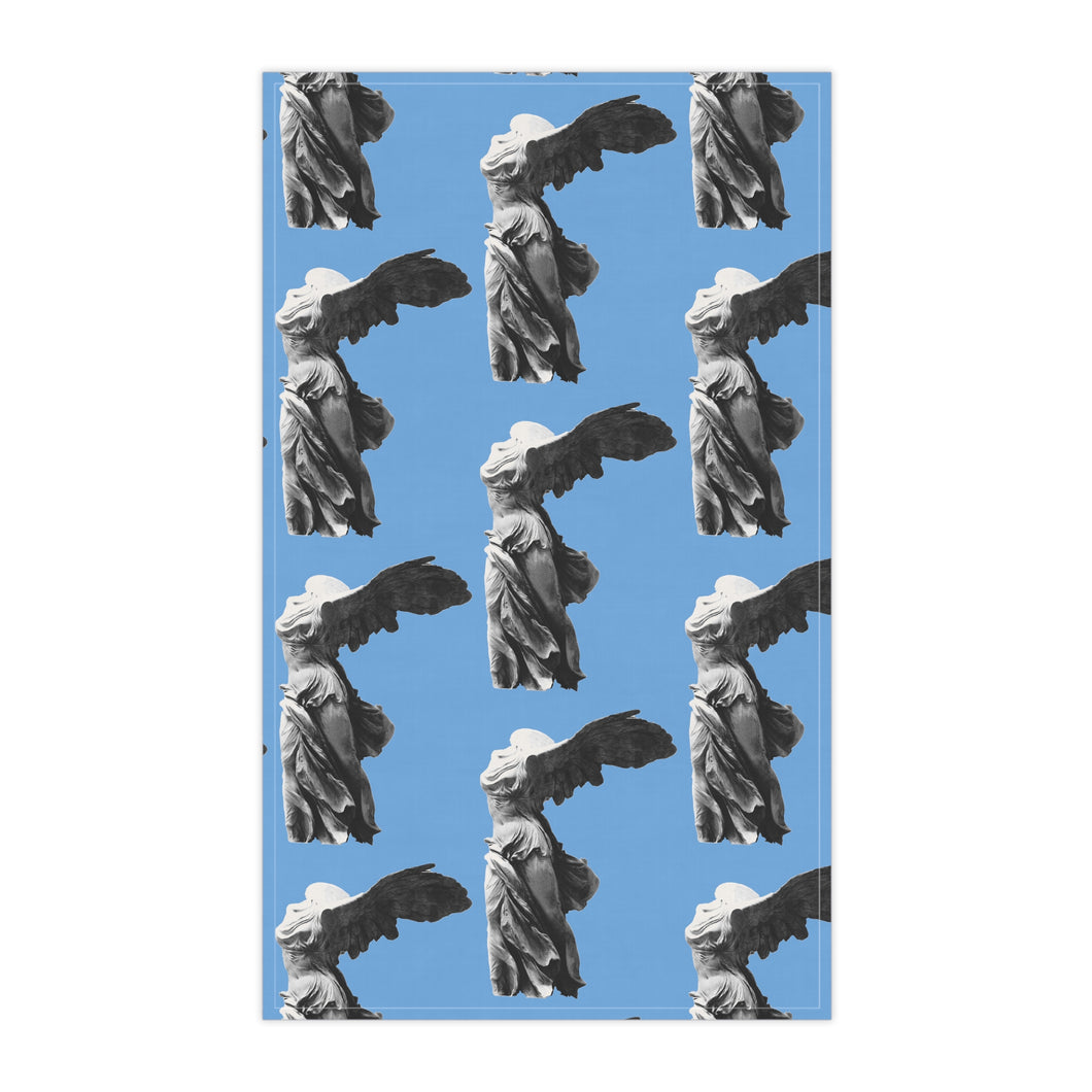 Nike of Samothrace in Blue