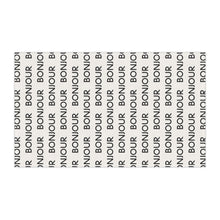 Load image into Gallery viewer, Bonjour hand towel