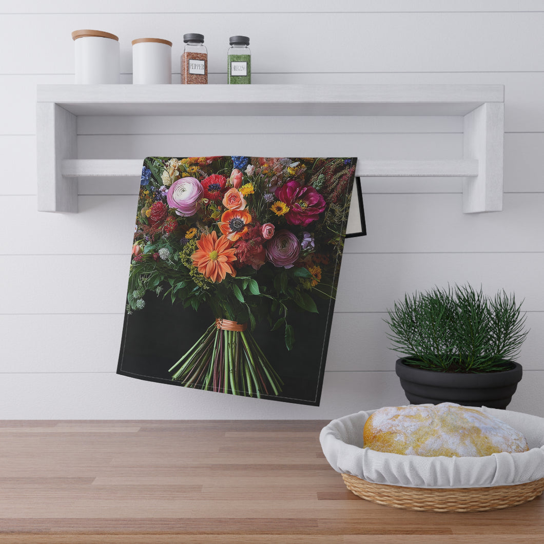 Bouquet hand towel