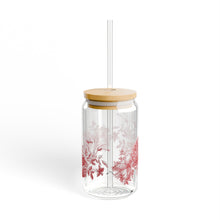 Load image into Gallery viewer, Red Toile Sipper Glass