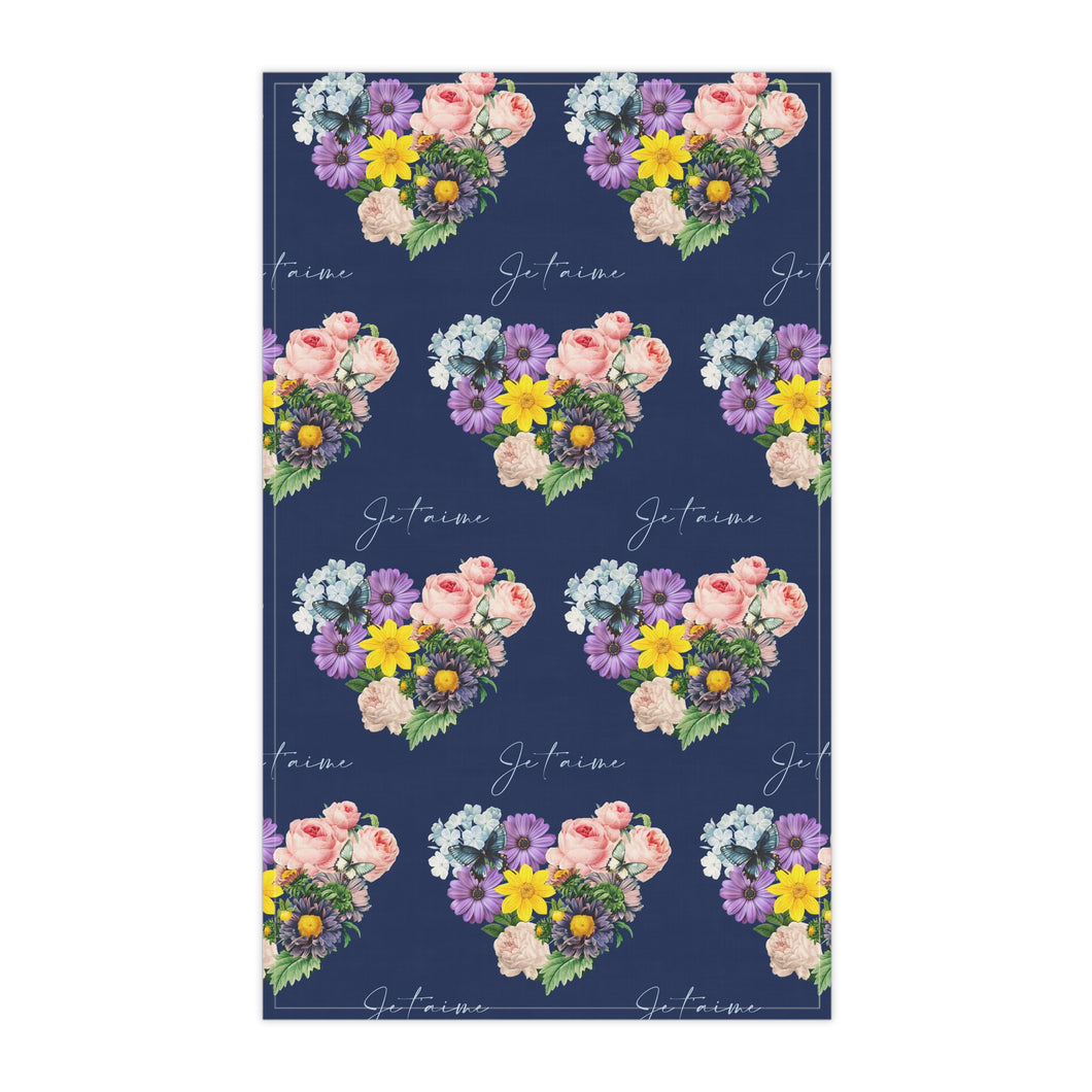 Je t'aime hand towel