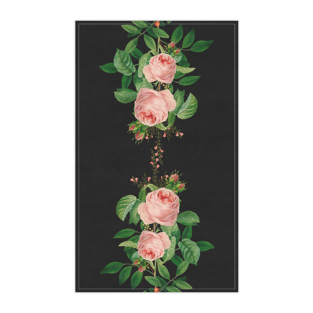 Pink Rose hand towel