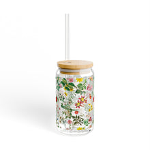 Load image into Gallery viewer, Wild Flowers Sipper Glass