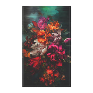 Fuchsia Floral hand towel