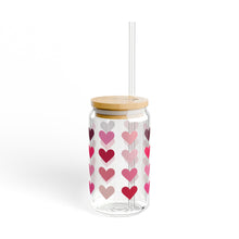 Load image into Gallery viewer, Hearts Sipper Glass