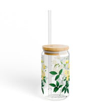 Load image into Gallery viewer, Yellow Blossom Sipper Glass
