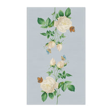 Load image into Gallery viewer, White Rose hand towel