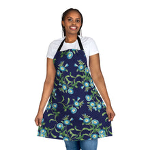 Load image into Gallery viewer, Blue Poppy apron