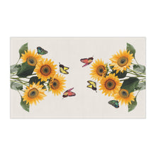 Load image into Gallery viewer, Sunflower hand towel