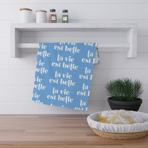 La Vie Est Belle hand towel