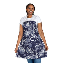 Load image into Gallery viewer, Navy Toile apron