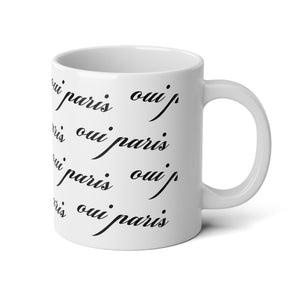 Oui Paris Jumbo Mug, 20oz