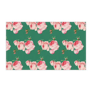 Pink & Green Symphony hand towel