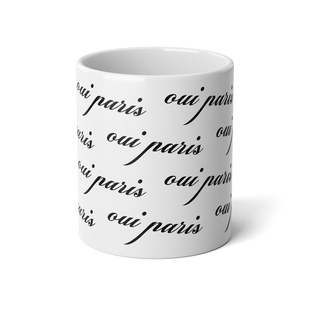 Oui Paris Jumbo Mug, 20oz