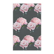 Load image into Gallery viewer, Pink Peonies Tea Towels (cotton, poly)