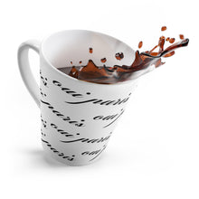 Load image into Gallery viewer, Oui Paris latte mug