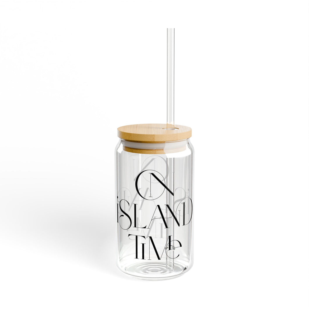 On Island Time Sipper Glass