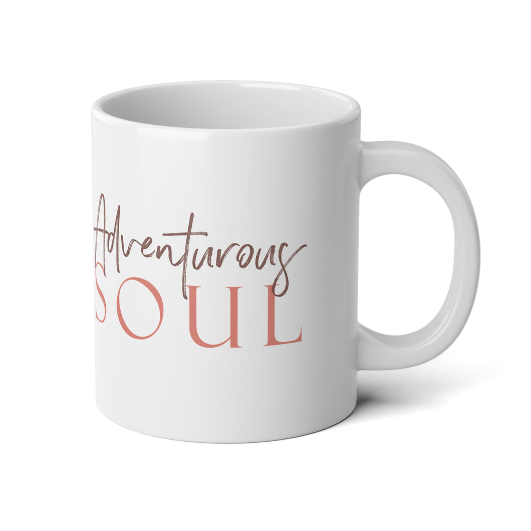 Adventurous Soul Jumbo Mug, 20oz