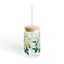 Load image into Gallery viewer, Yellow Blossom Sipper Glass