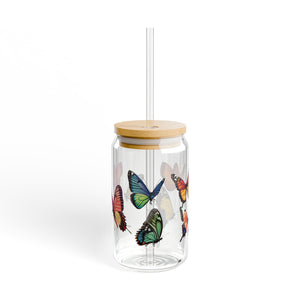 Butterfly Sipper Glass