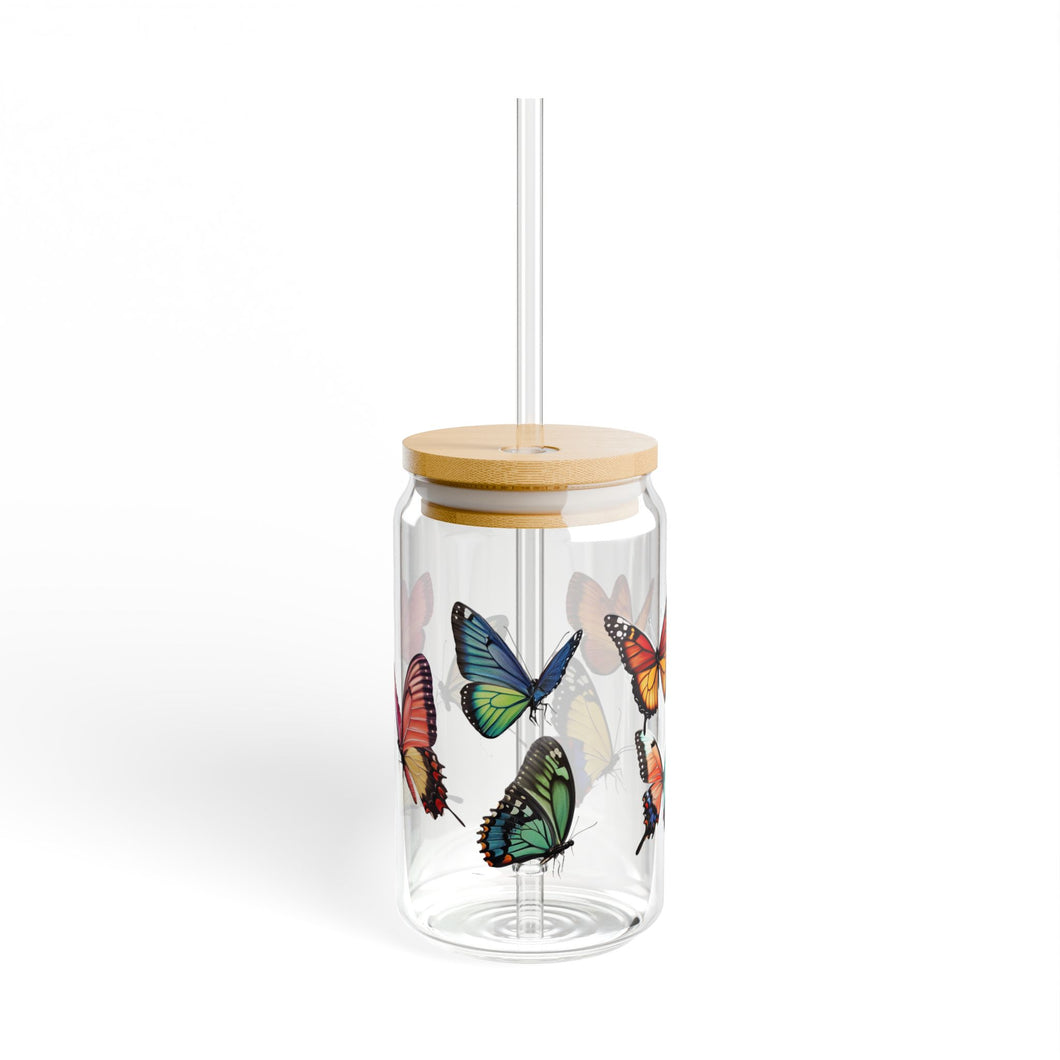 Butterfly Sipper Glass