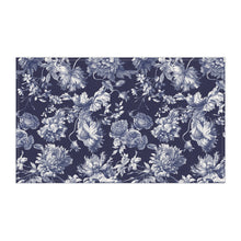 Load image into Gallery viewer, Navy Toile hand towel
