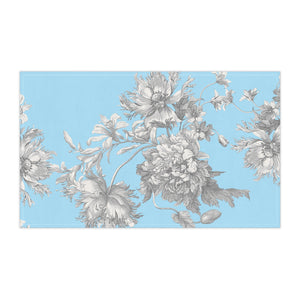 Light Blue Toile hand towel