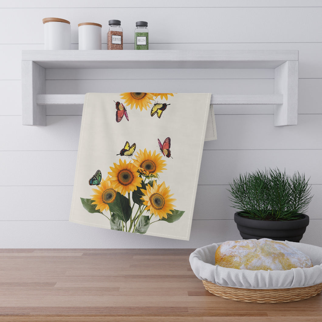 Sunflower hand towel