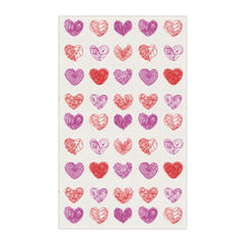 Load image into Gallery viewer, Doodle Hearts Kitchen Towel