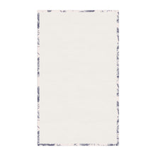 Load image into Gallery viewer, Navy &amp; Tan Toile hand towel