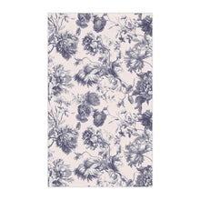 Load image into Gallery viewer, Navy &amp; Tan Toile hand towel