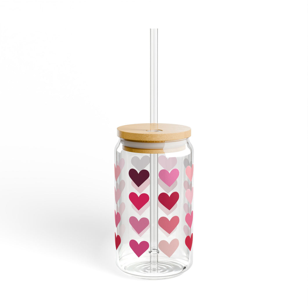 Hearts Sipper Glass
