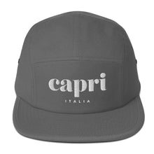 Load image into Gallery viewer, Capri, Italia, five panel cap  (6 colors)