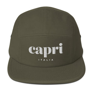 Capri, Italia, five panel cap  (6 colors)