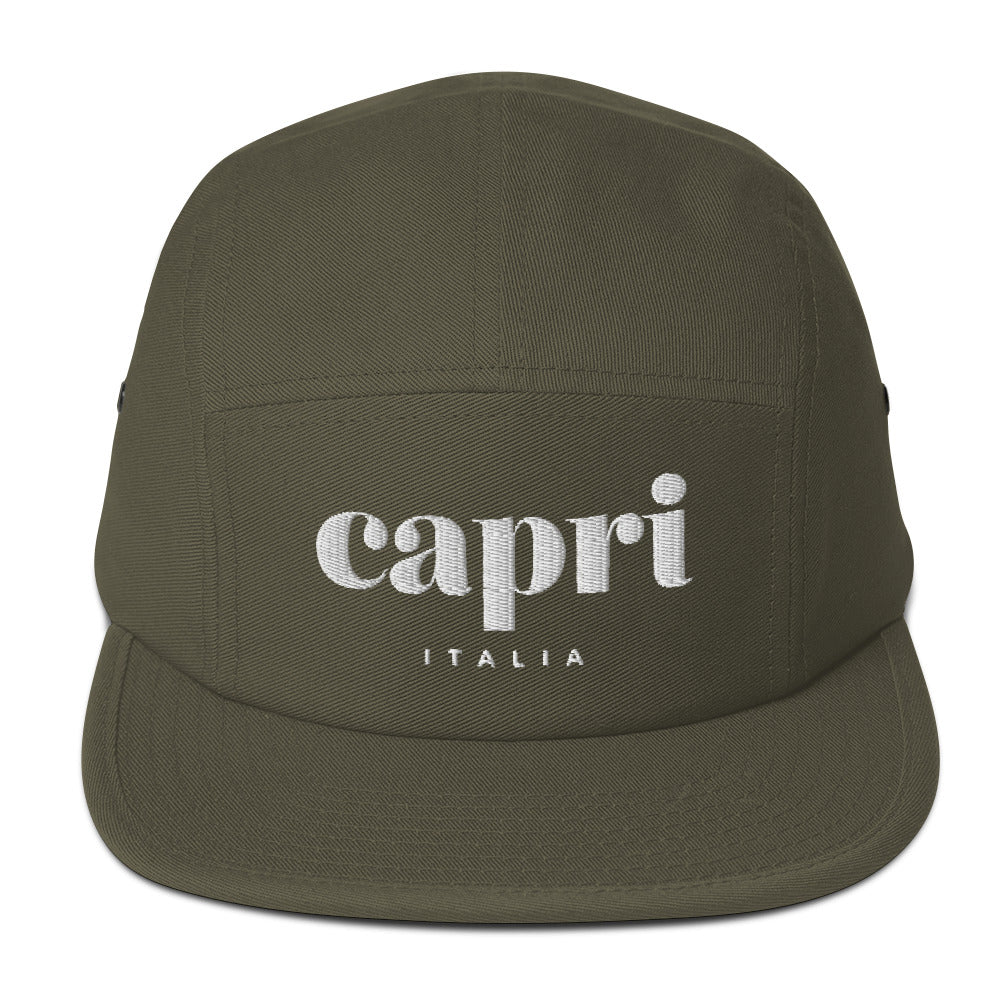 Capri, Italia, five panel cap  (6 colors)