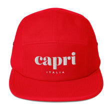 Load image into Gallery viewer, Capri, Italia, five panel cap  (6 colors)