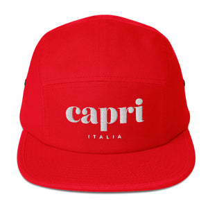 Capri, Italia, five panel cap  (6 colors)