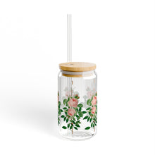 Load image into Gallery viewer, English Rose Sipper Glass