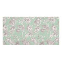 Load image into Gallery viewer, Green Toile Mink-Cotton Towel