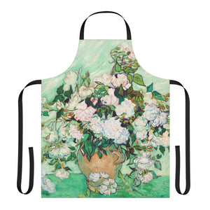 Van Gogh Roses apron