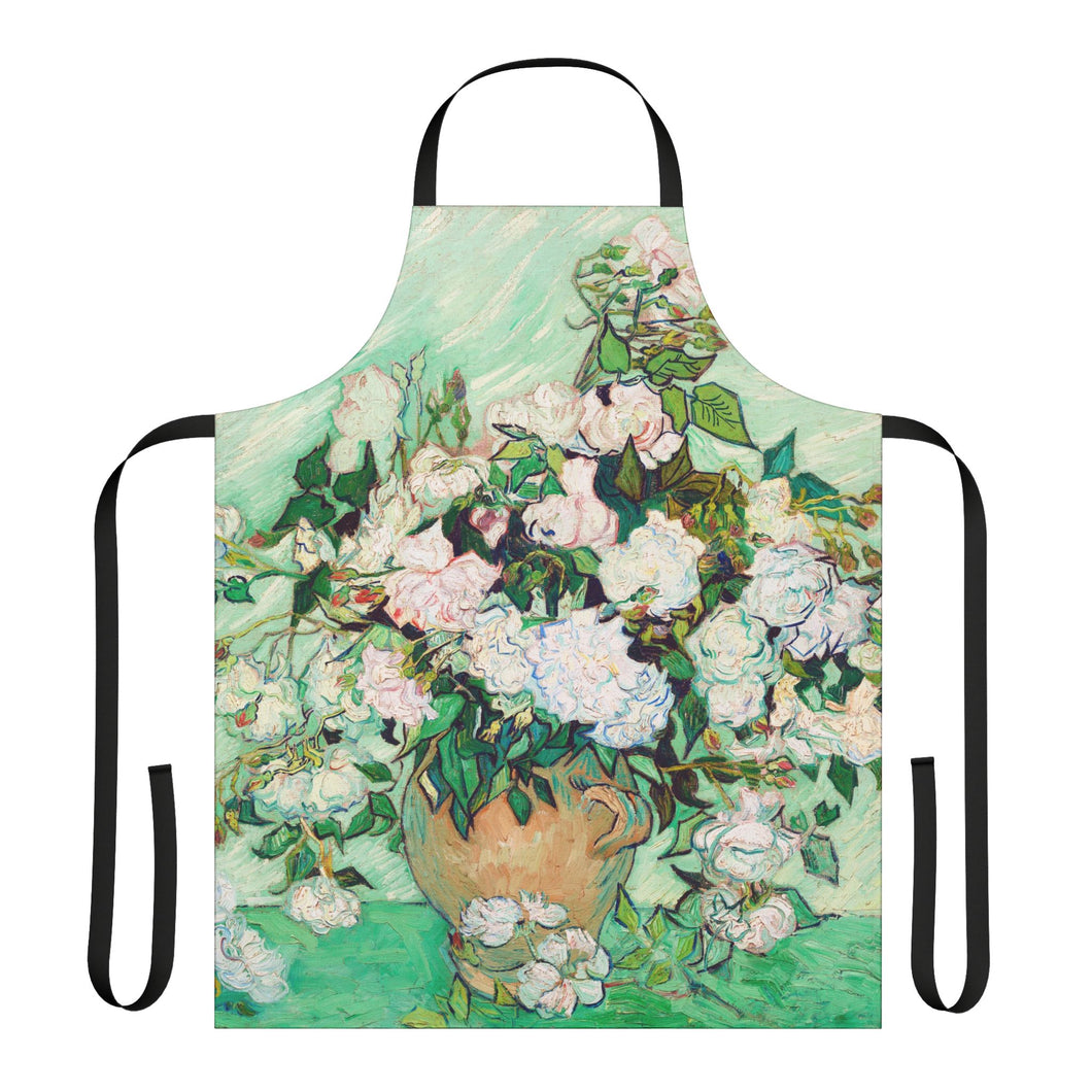 Van Gogh Roses apron