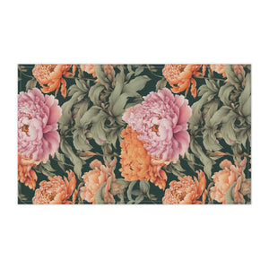 Peonies hand towel
