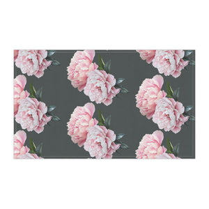 Pink Peonies Tea Towels (cotton, poly)