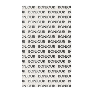 Bonjour hand towel