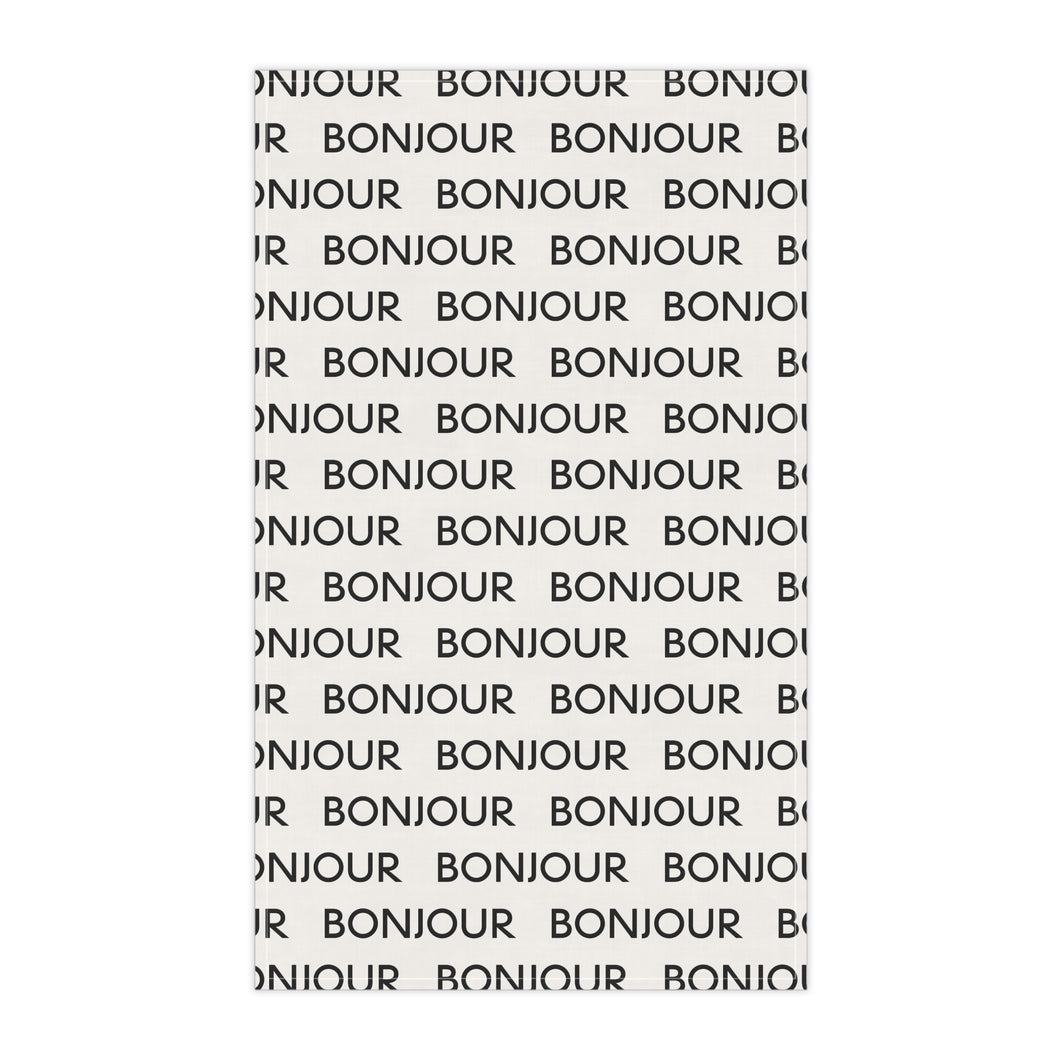 Bonjour hand towel