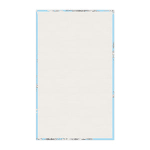 Light Blue Toile hand towel