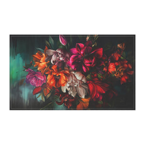 Fuchsia Floral hand towel