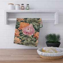 Load image into Gallery viewer, Peonies hand towel